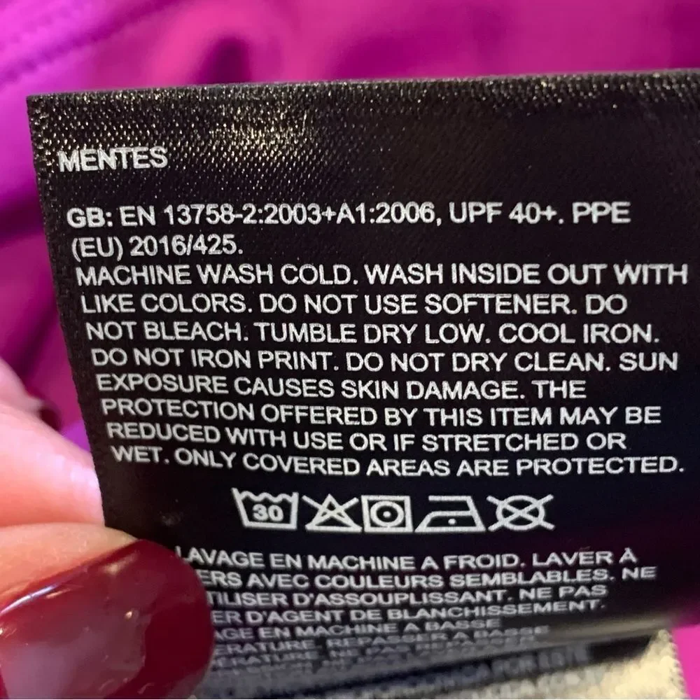 The North Face Elevation 7/8 Length Leggings Purple Cactus Flower Size Medium